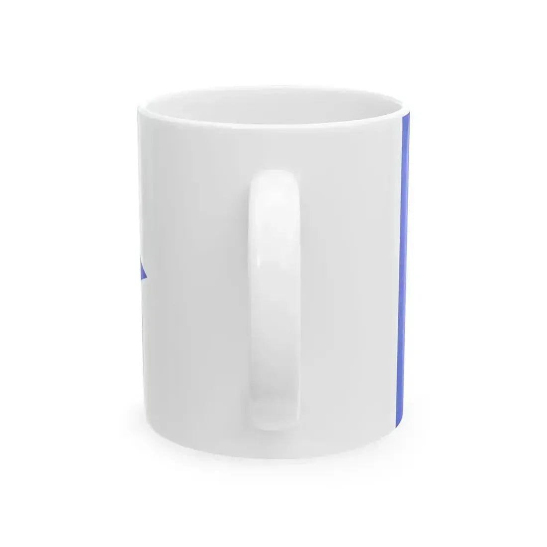 Burgee of yachting ships of the Regia Marina (Italy) White Coffee Mug - Go Mug Yourself
