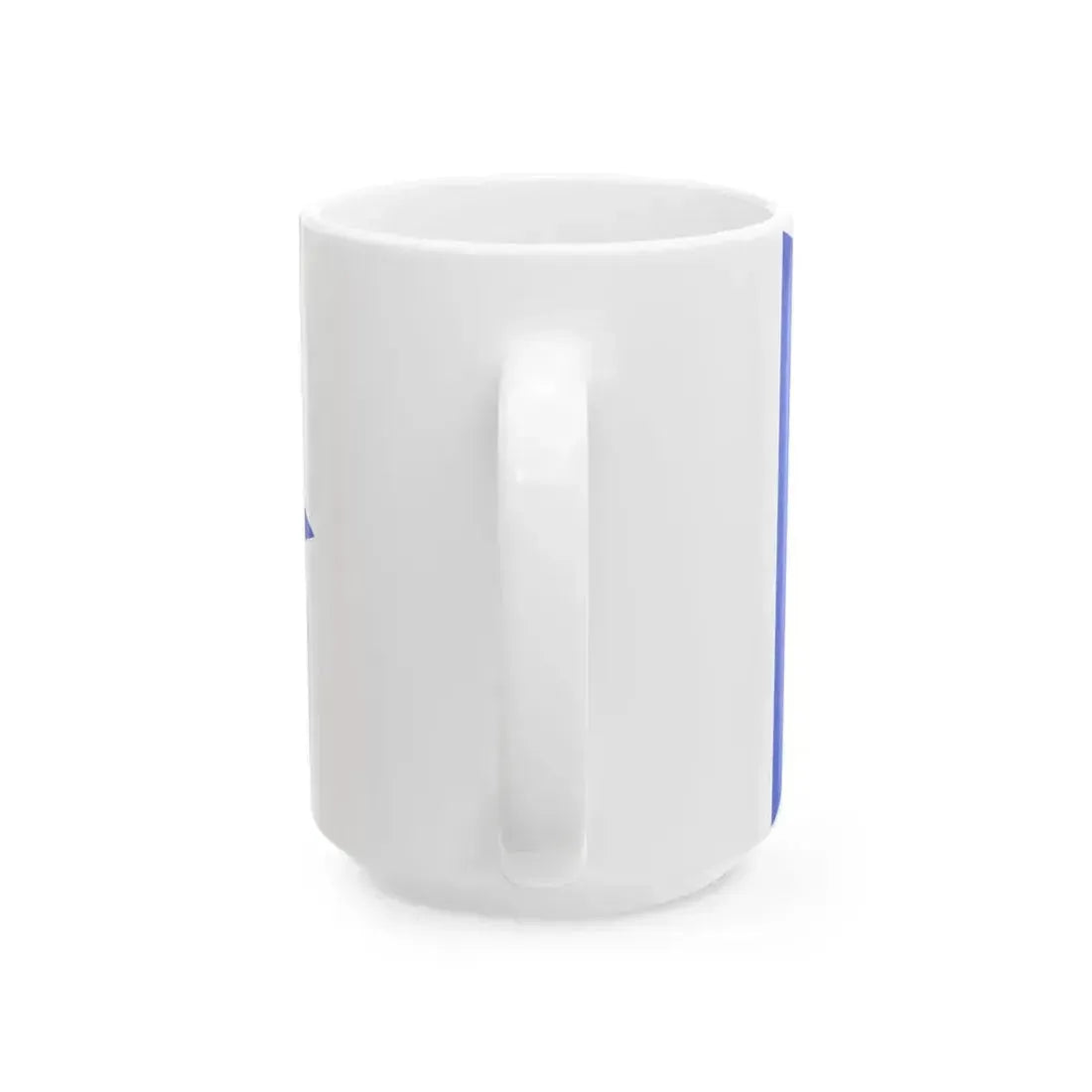 Burgee of yachting ships of the Regia Marina (Italy) White Coffee Mug - Go Mug Yourself