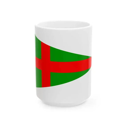 Burgee of YC Adriaco (Italy) White Coffee Mug 15oz - Go Mug Yourself