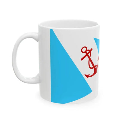 Burgee of YC Argentino (Argentina) White Coffee Mug - Go Mug Yourself