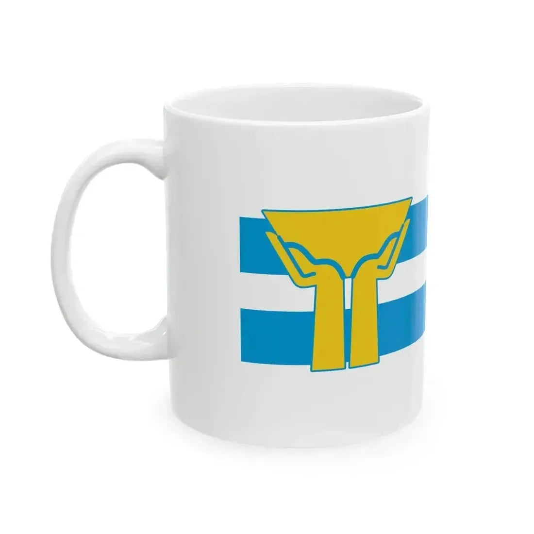 Burgee of YC Bad Wiessee (Germany) White Coffee Mug - Go Mug Yourself