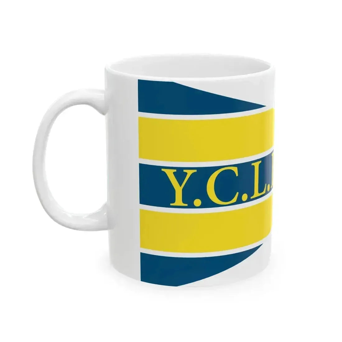 Burgee of YC de La Baule (France) White Coffee Mug - Go Mug Yourself