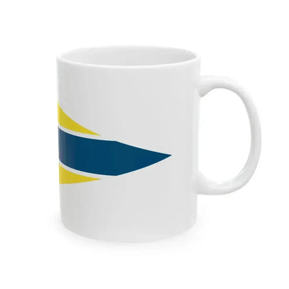 Burgee of YC de La Baule (France) White Coffee Mug - Go Mug Yourself