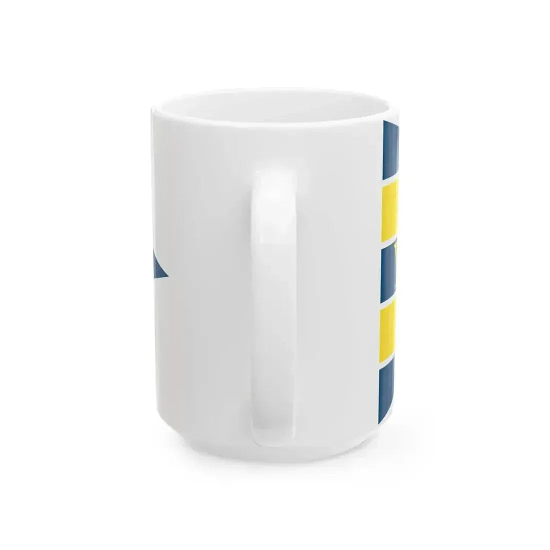 Burgee of YC de La Baule (France) White Coffee Mug - Go Mug Yourself