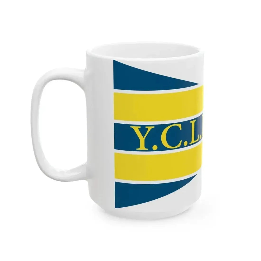 Burgee of YC de La Baule (France) White Coffee Mug - Go Mug Yourself