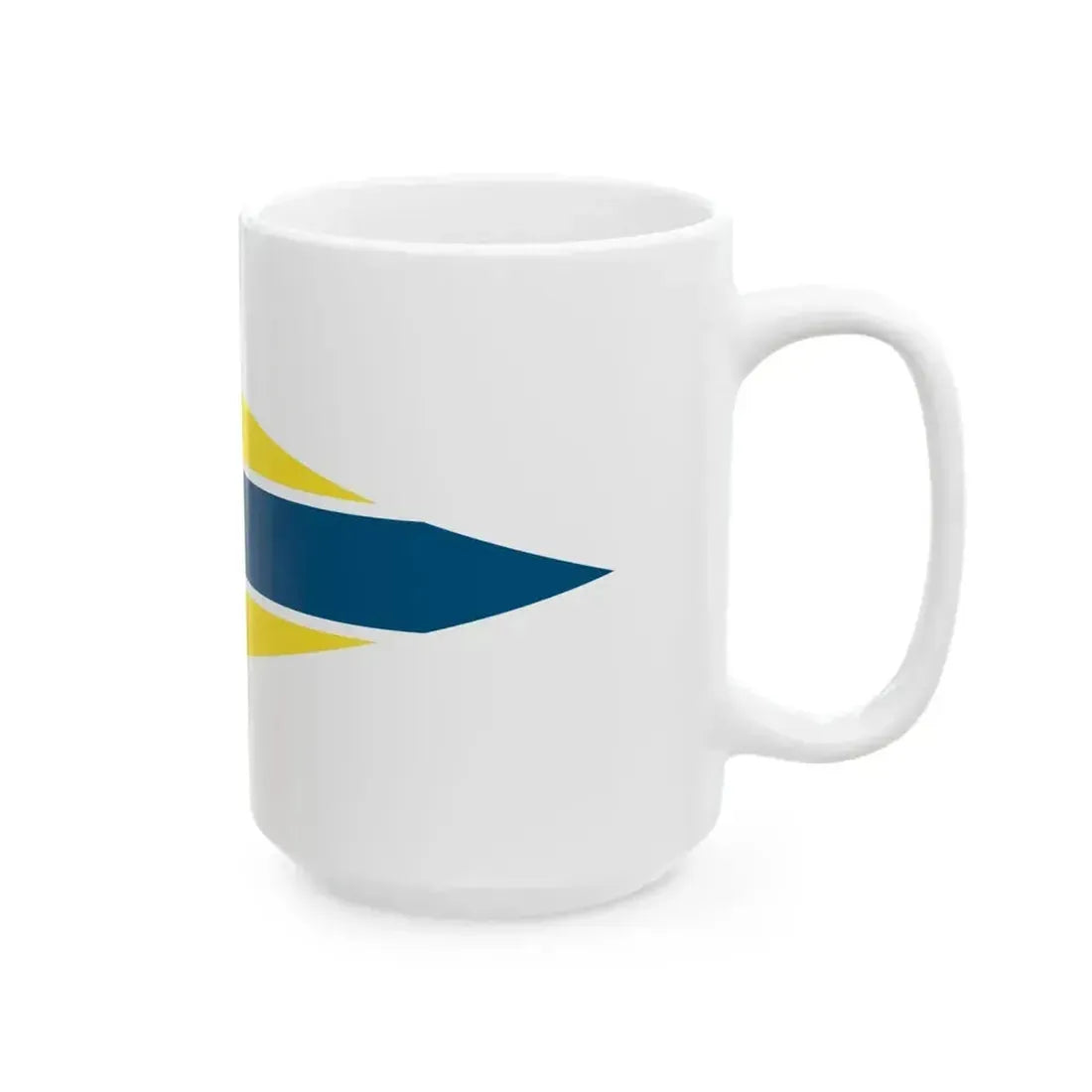 Burgee of YC de La Baule (France) White Coffee Mug - Go Mug Yourself