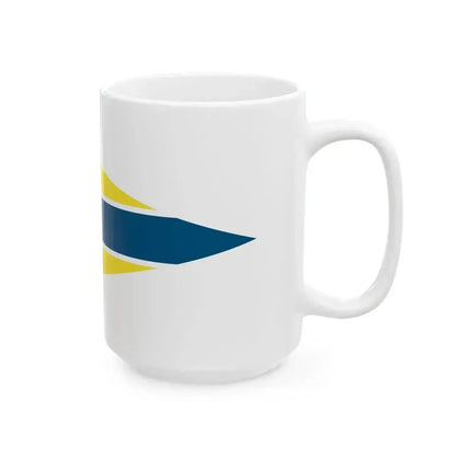 Burgee of YC de La Baule (France) White Coffee Mug - Go Mug Yourself