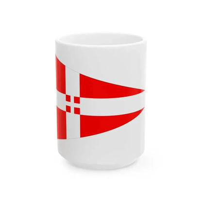 Burgee of yc italiano (Italy) White Coffee Mug 15oz - Go Mug Yourself