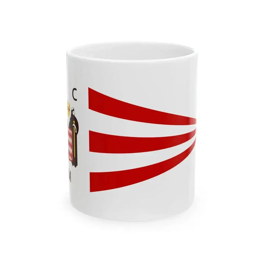 Burgee of YC Monaco (Monaco) White Coffee Mug 11oz - Go Mug Yourself