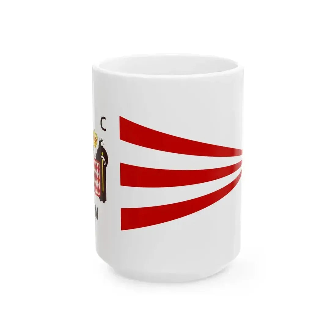 Burgee of YC Monaco (Monaco) White Coffee Mug 15oz - Go Mug Yourself