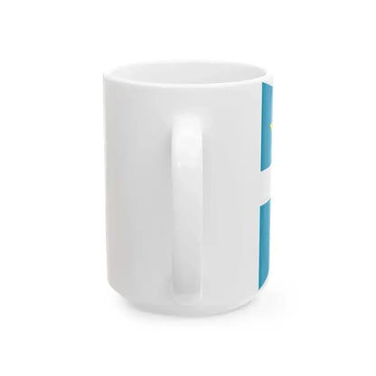 Burgee of YC Olivos (Argentina) White Coffee Mug - Go Mug Yourself