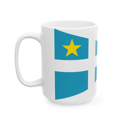 Burgee of YC Olivos (Argentina) White Coffee Mug - Go Mug Yourself