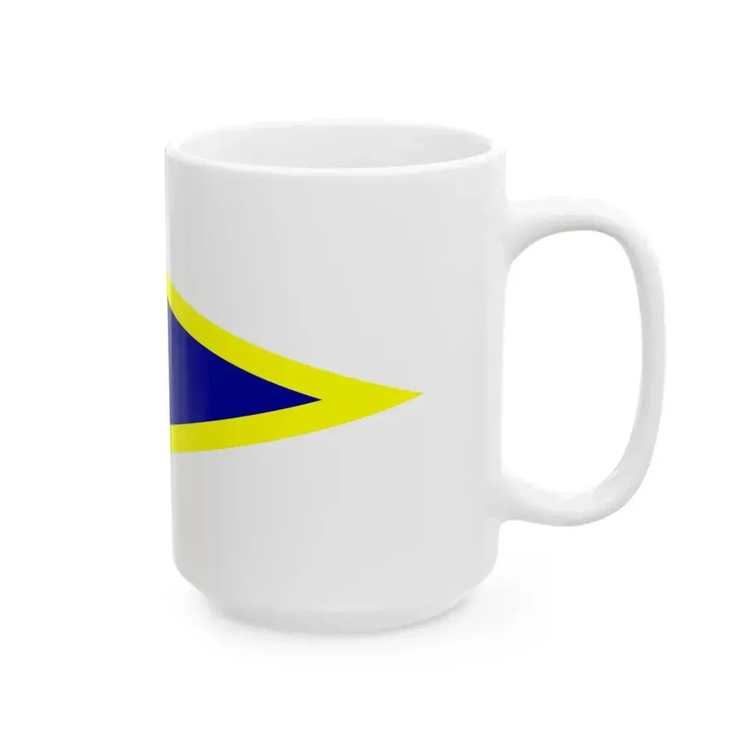 Burgee of yc punta ala (Italy) White Coffee Mug - Go Mug Yourself