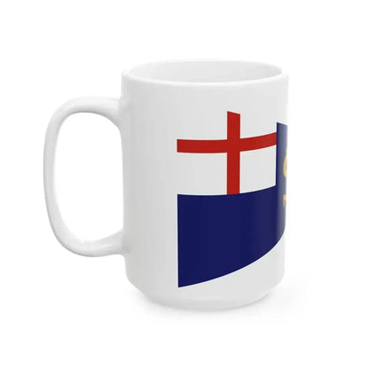 Burgee of YC Sanremo (Italy) White Coffee Mug - Go Mug Yourself