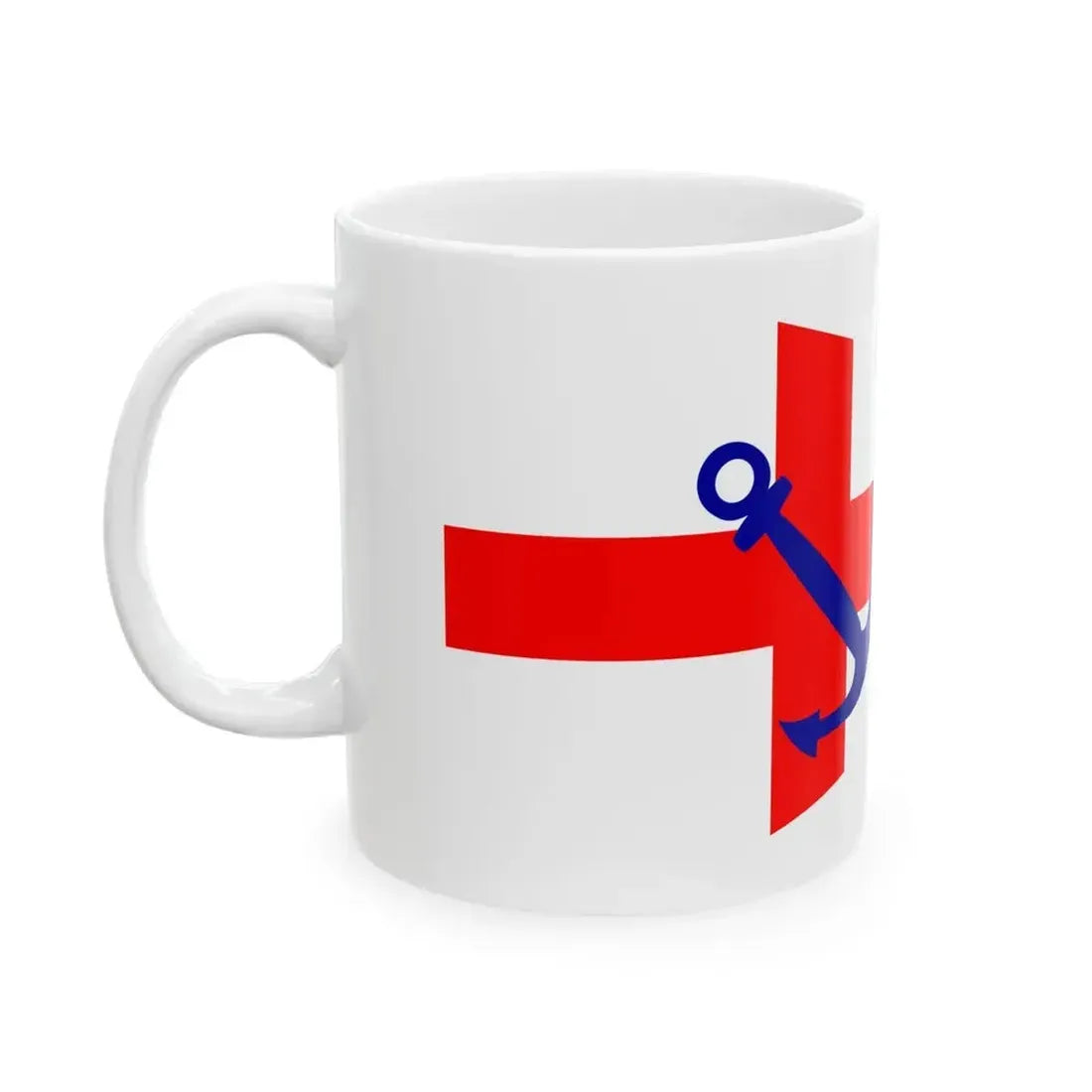 Burgee of YC Santa Fe (Argentina) White Coffee Mug - Go Mug Yourself
