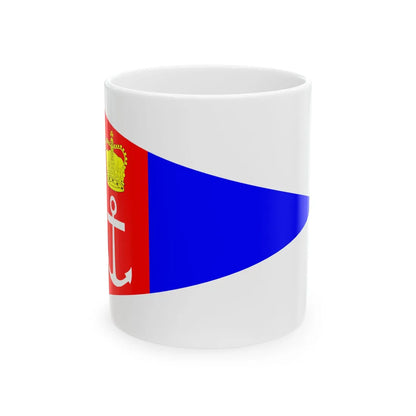 Burgee royal cape yc (South Africa) White Coffee Mug 11oz - Go Mug Yourself