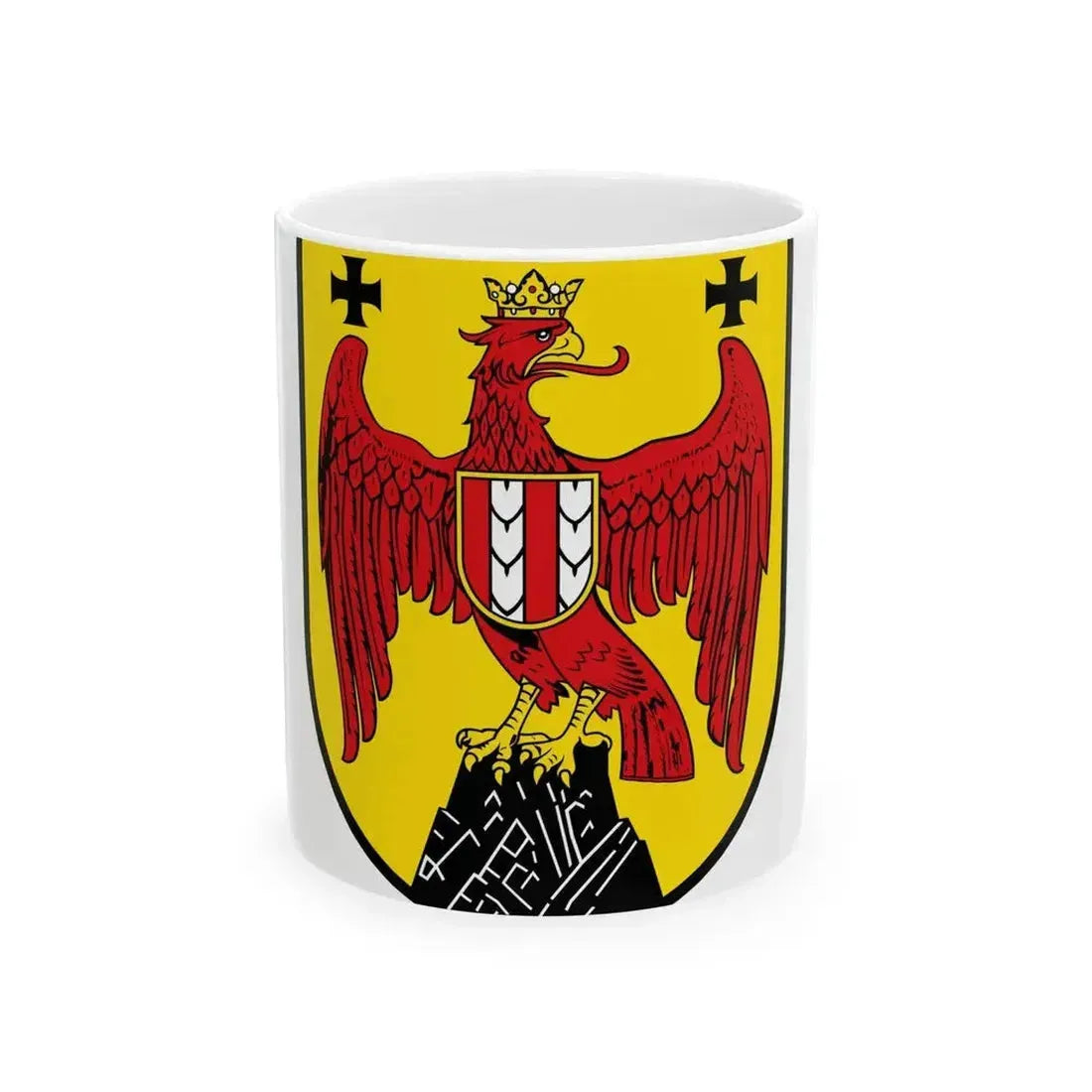 Burgenland Wappen (Austria) White Coffee Mug 11oz - Go Mug Yourself