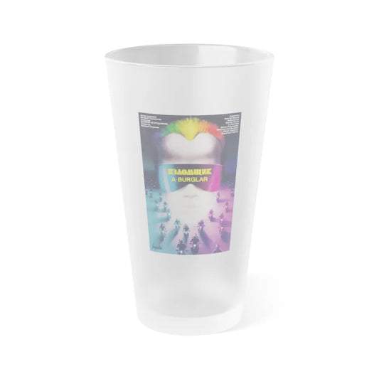 BURGLAR 1987 Movie Poster - Frosted Pint Glass 16oz-16oz-Frosted-Go Mug Yourself