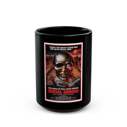 BURIAL GROUND 1981 Movie Poster - Black Coffee Mug-15oz-Go Mug Yourself