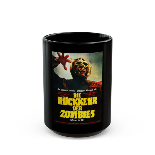 BURIAL GROUND (GERMAN) 1981 Movie Poster - Black Coffee Mug-15oz-Go Mug Yourself