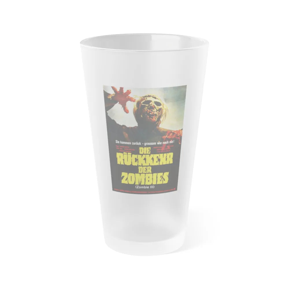 BURIAL GROUND (GERMAN) 1981 Movie Poster - Frosted Pint Glass 16oz-16oz-Frosted-Go Mug Yourself