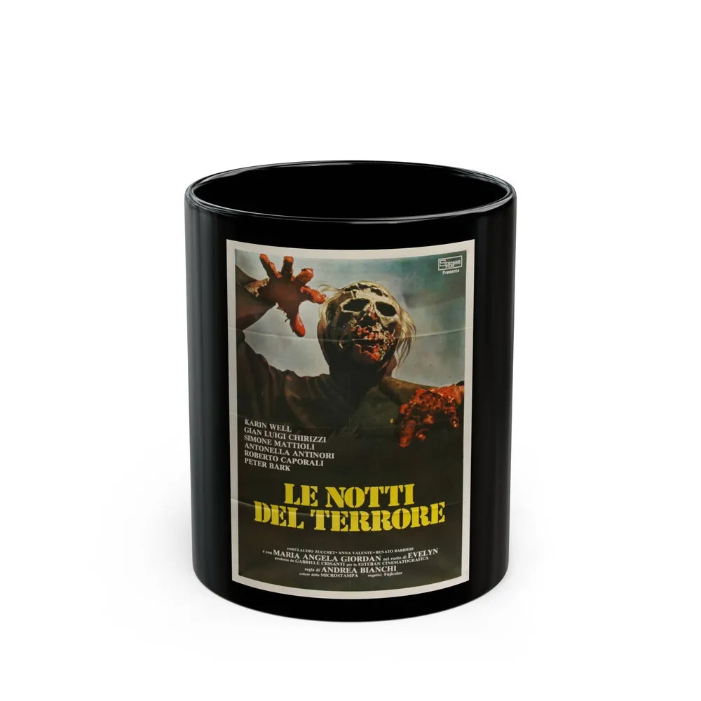 BURIAL GROUND (ITALIAN) 1981 Movie Poster - Black Coffee Mug-11oz-Go Mug Yourself