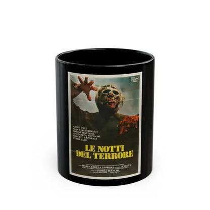 BURIAL GROUND (ITALIAN) 1981 Movie Poster - Black Coffee Mug 11oz - Go Mug Yourself