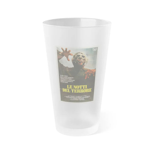 BURIAL GROUND (ITALIAN) 1981 Movie Poster - Frosted Pint Glass 16oz-16oz-Frosted-Go Mug Yourself