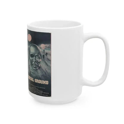 BURIAL GROUND (VHS COVER) - White Coffee Mug - Go Mug Yourself