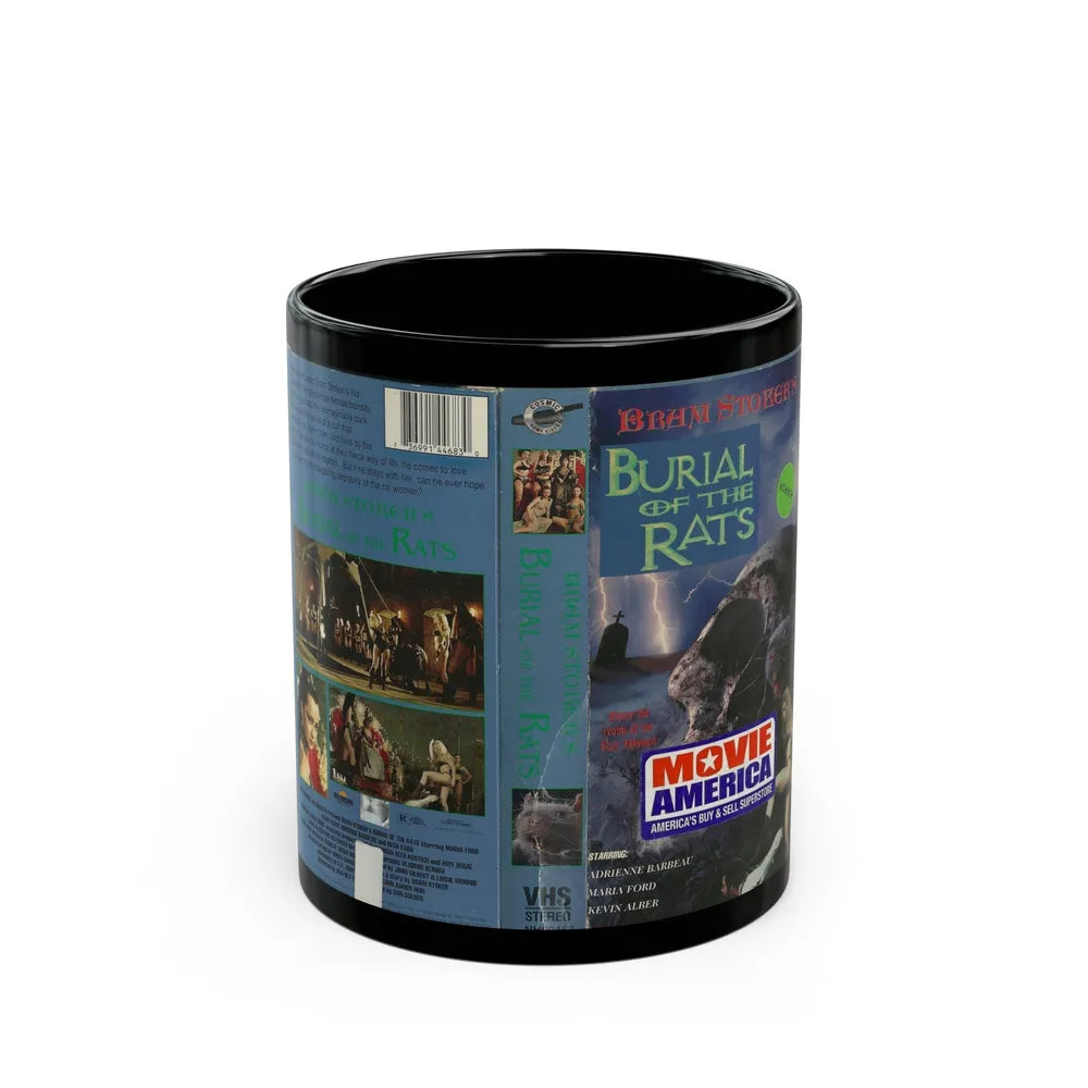 BURIAL OF THE RATS (VHS COVER) - Black Coffee Mug-11oz-Go Mug Yourself