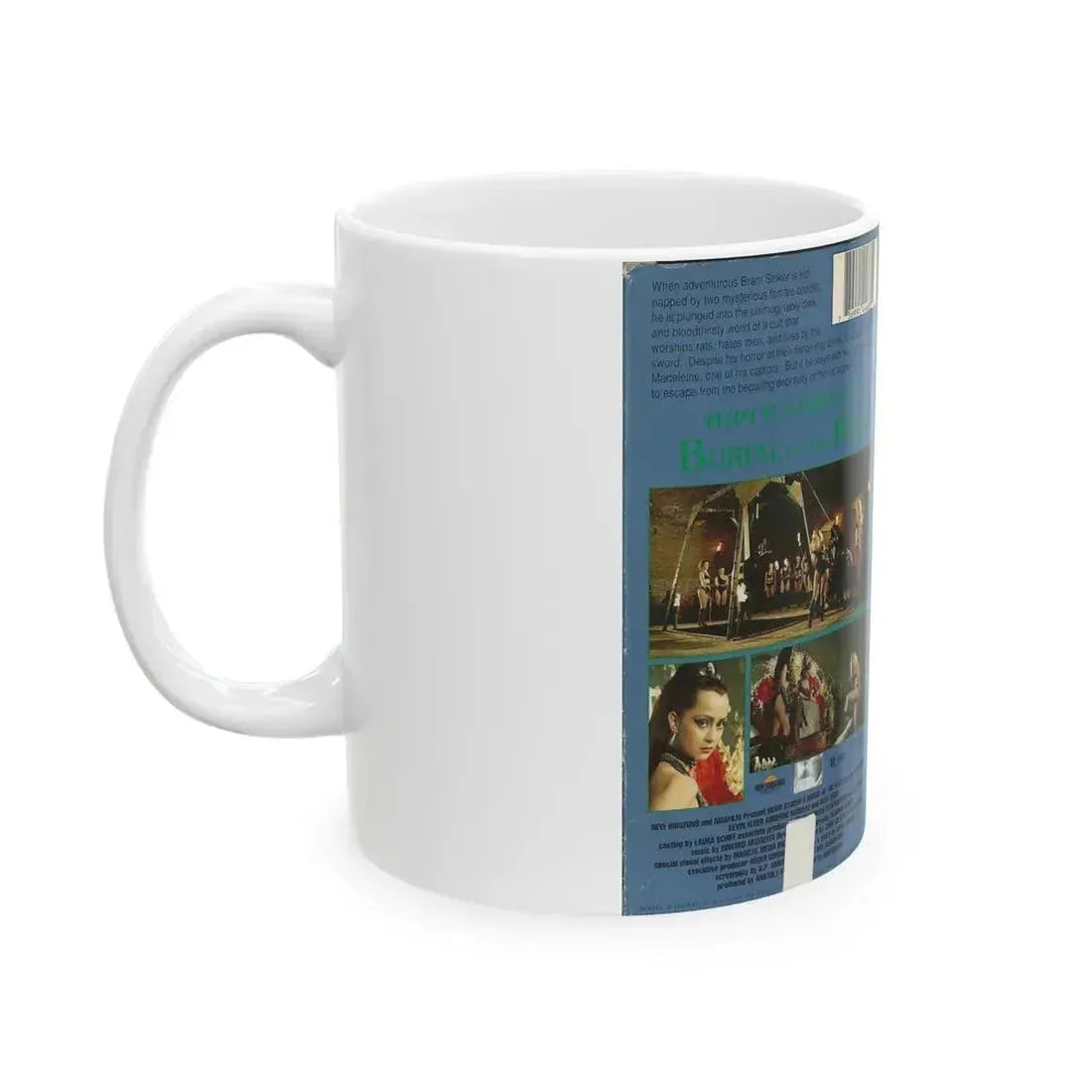 BURIAL OF THE RATS (VHS COVER) - White Coffee Mug - Go Mug Yourself