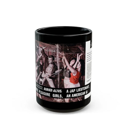 Buried Alive, Male magazine, December 1960 - Black Coffee Mug 15oz - Go Mug Yourself