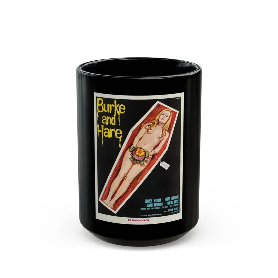 BURKE AND HARE (ITALIAN) 1972 Movie Poster - Black Coffee Mug 15oz - Go Mug Yourself