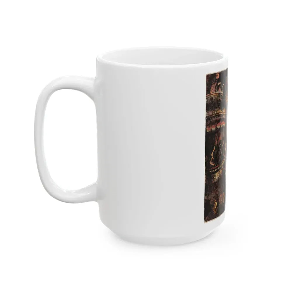 Burlesque Show - White Coffee Mug - Go Mug Yourself