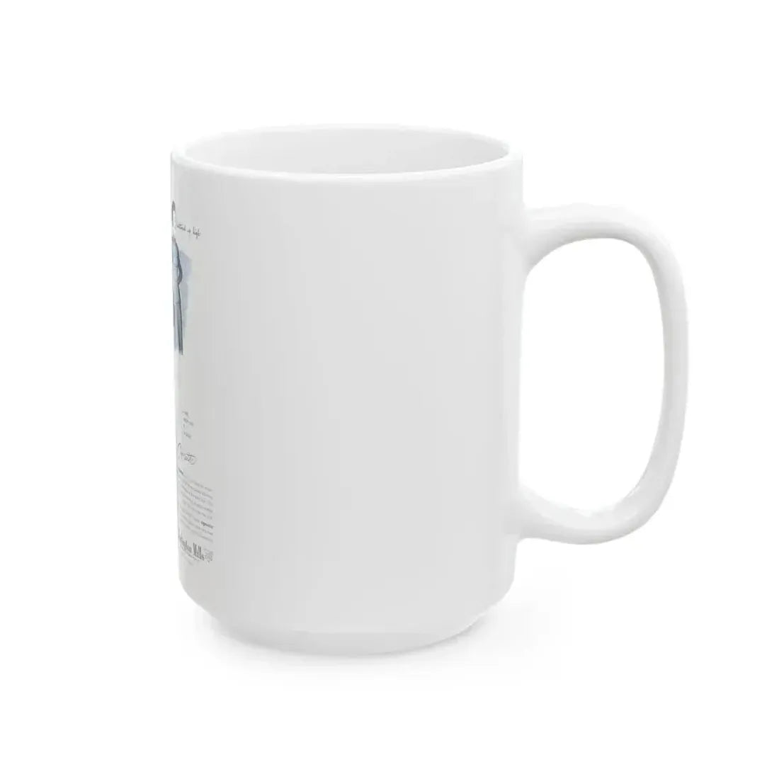 Burlington Mills, 1948 - White Coffee Mug - Go Mug Yourself