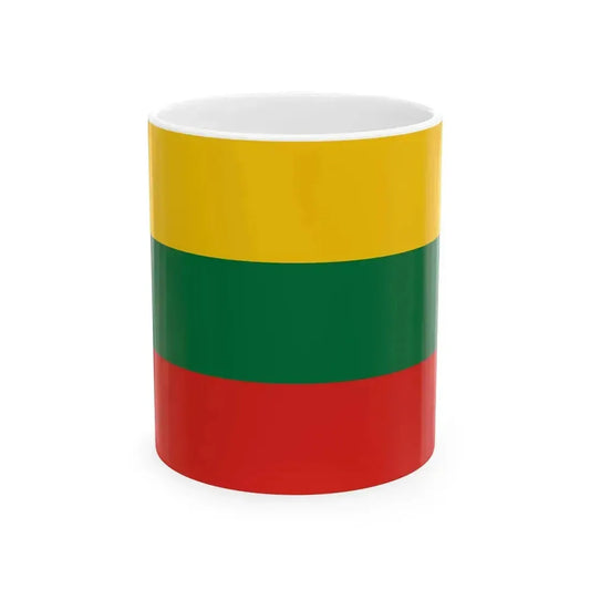 Burmese Nationalist Flag (Myanmar) White Coffee Mug 11oz - Go Mug Yourself