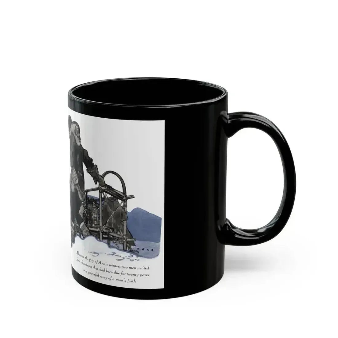 Burned Matches, The American Magazine, December 1936 - Black Coffee Mug - Go Mug Yourself