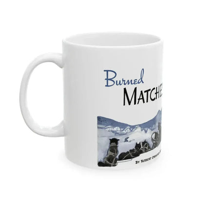 Burned Matches, The American Magazine, December 1936 - White Coffee Mug - Go Mug Yourself