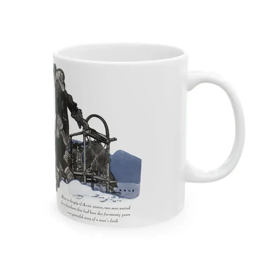 Burned Matches, The American Magazine, December 1936 - White Coffee Mug - Go Mug Yourself