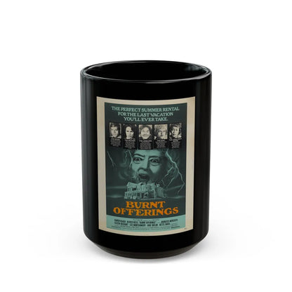 BURNT OFFERINGS 1976 Movie Poster - Black Coffee Mug-15oz-Go Mug Yourself