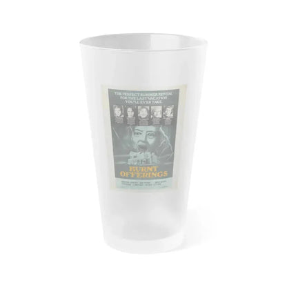 BURNT OFFERINGS 1976 Movie Poster - Frosted Pint Glass 16oz 16oz Frosted - Go Mug Yourself