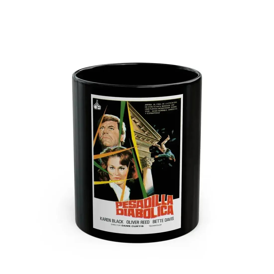 BURNT OFFERINGS (MEXICO) 1976 Movie Poster - Black Coffee Mug 11oz - Go Mug Yourself