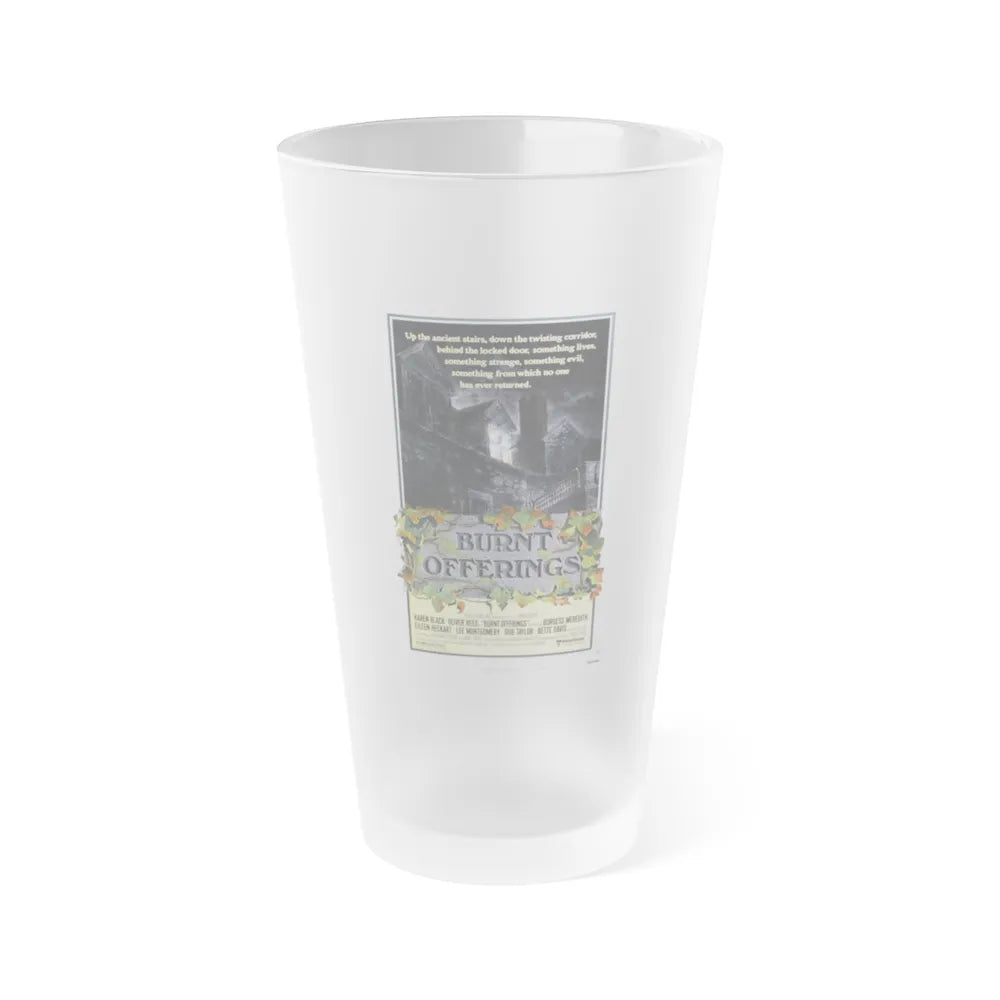 BURNT OFFERINGS (TEASER) 1976 Movie Poster - Frosted Pint Glass 16oz-16oz-Frosted-Go Mug Yourself