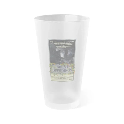 BURNT OFFERINGS (TEASER) 1976 Movie Poster - Frosted Pint Glass 16oz 16oz Frosted - Go Mug Yourself