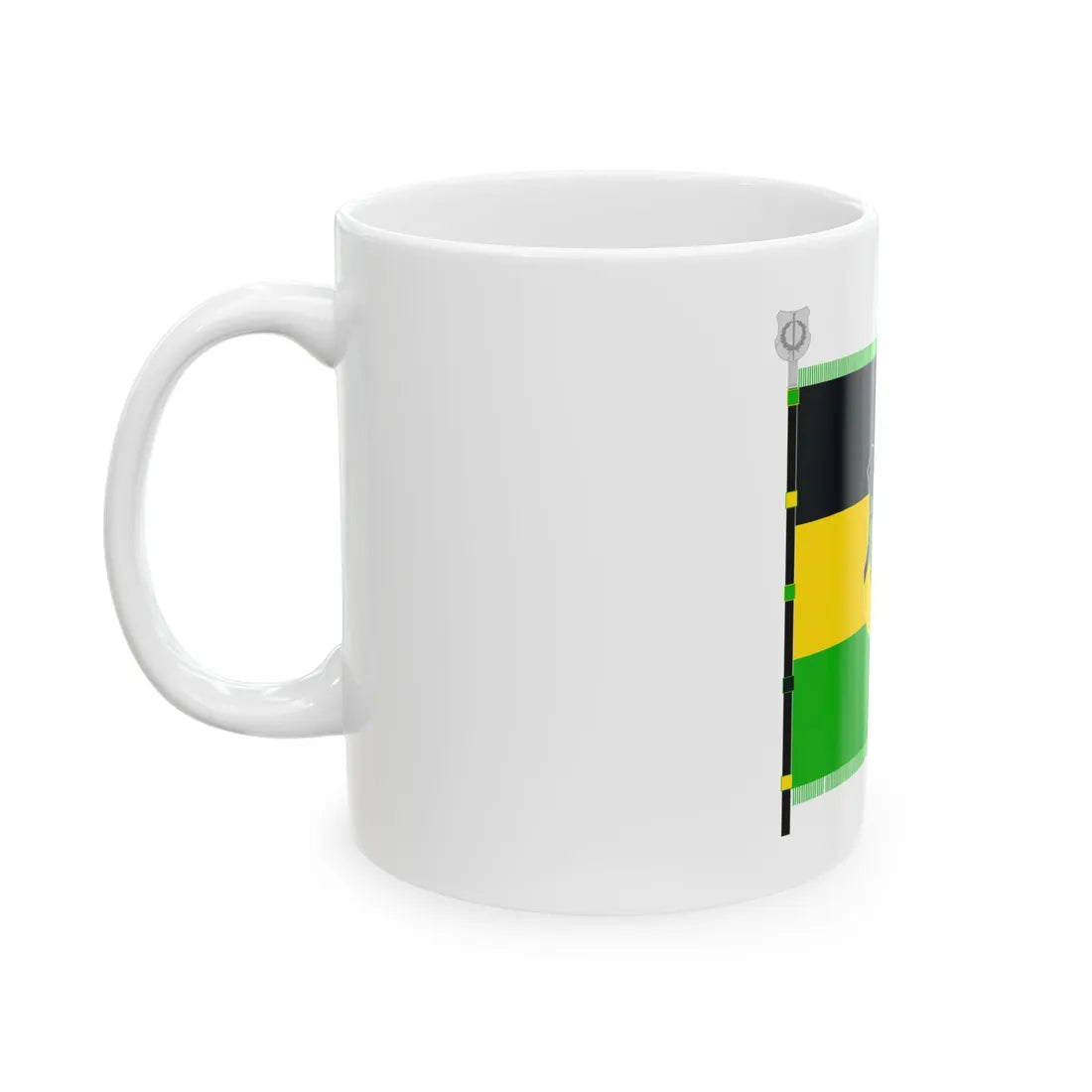 Burschenschaft Tertia Pirna Fahne Version 2 (Germany) White Coffee Mug - Go Mug Yourself