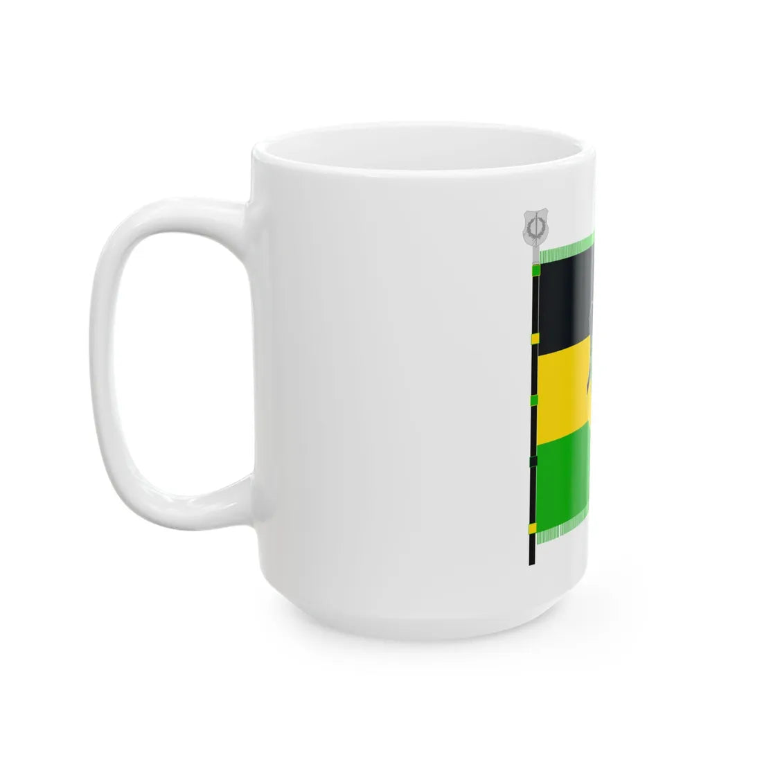 Burschenschaft Tertia Pirna Fahne Version 2 (Germany) White Coffee Mug - Go Mug Yourself