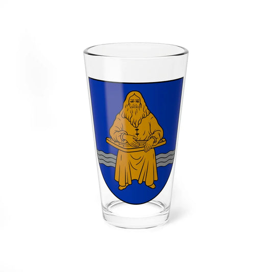 Burtnieku novads COA (Latvia) (Coat of Arms) Pint Glass 16oz 16oz - Go Mug Yourself
