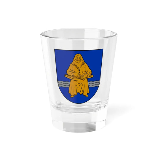 Burtnieku novads COA (Latvia) (Coat of Arms) Shot Glass 1.5oz 1.5oz - Go Mug Yourself
