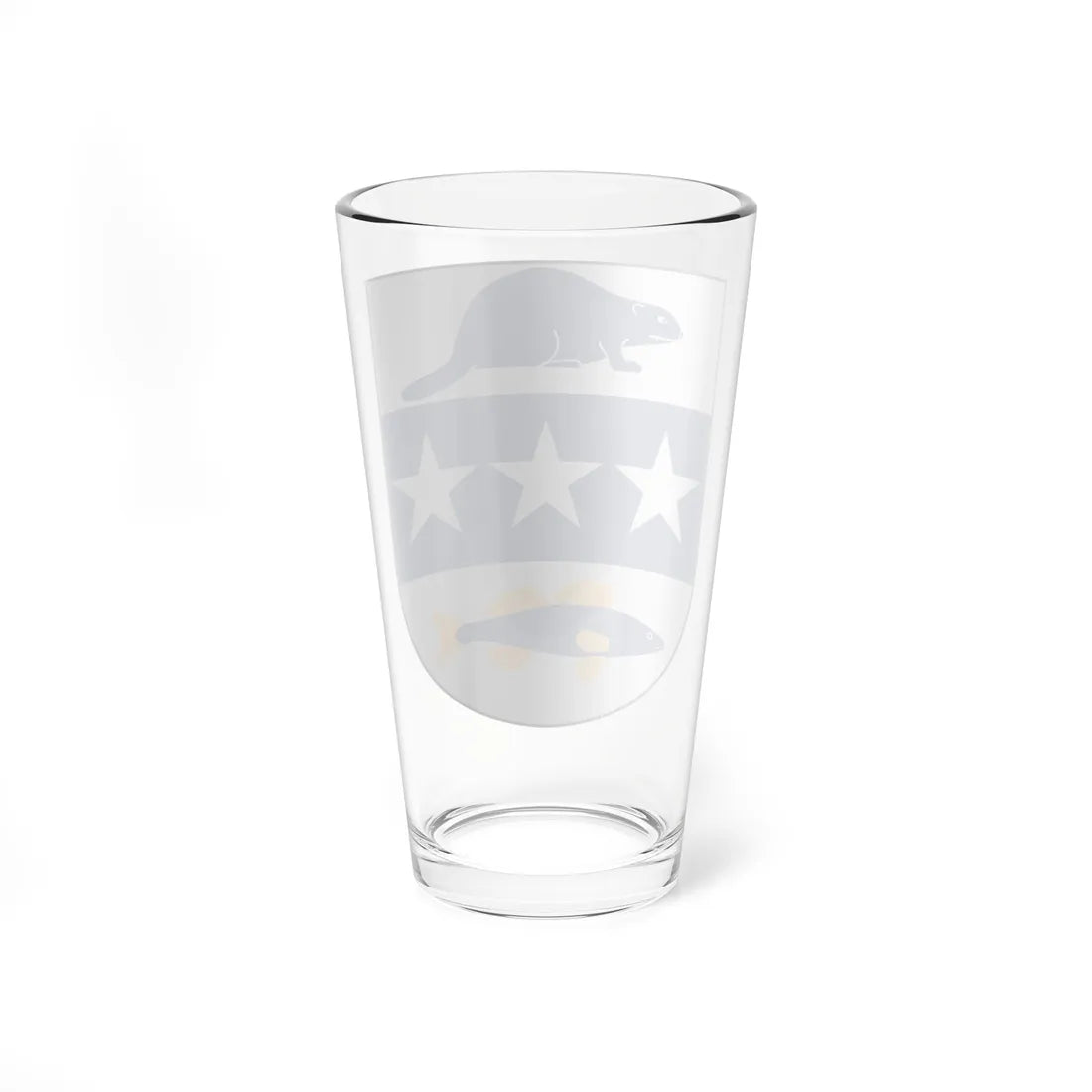 Burträsk municipalsamhälle vapen (Sweden) (Coat of Arms) Pint Glass 16oz - Go Mug Yourself