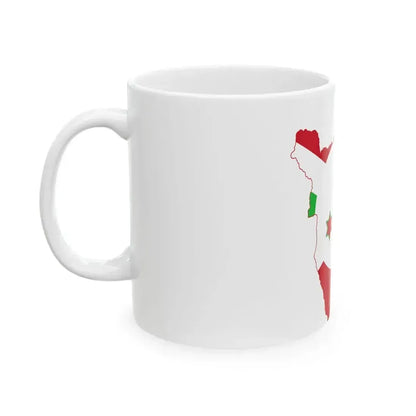 Burundi Stub (Burundi) White Coffee Mug - Go Mug Yourself